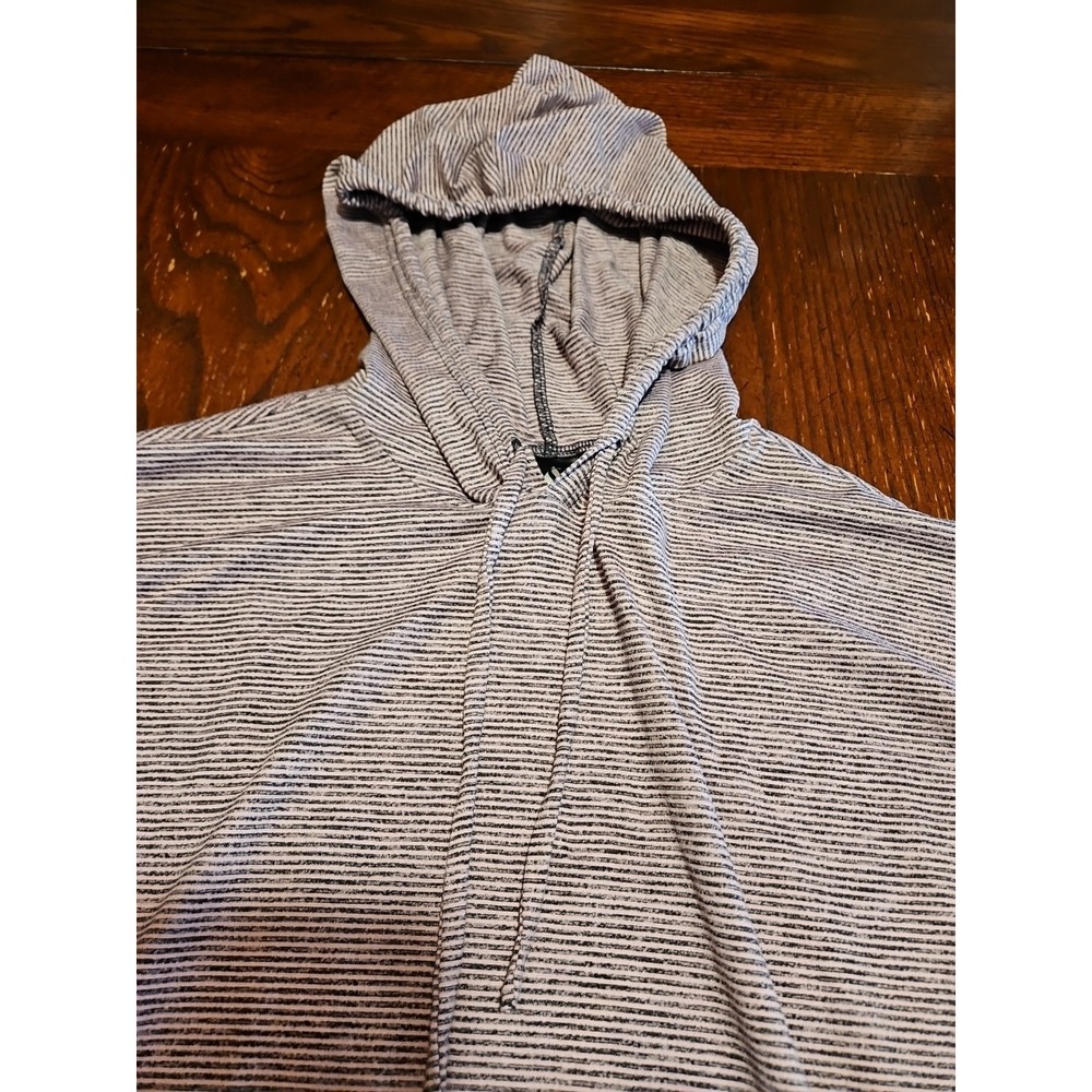 Skechers Go Walk Long Sleeve Hooded Pullover Women S Black/purple Striped(A877) - Picture 3 of 8